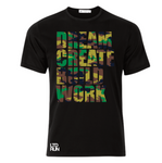 Dream Work Build Create T-Shirt - Black w/ Camo